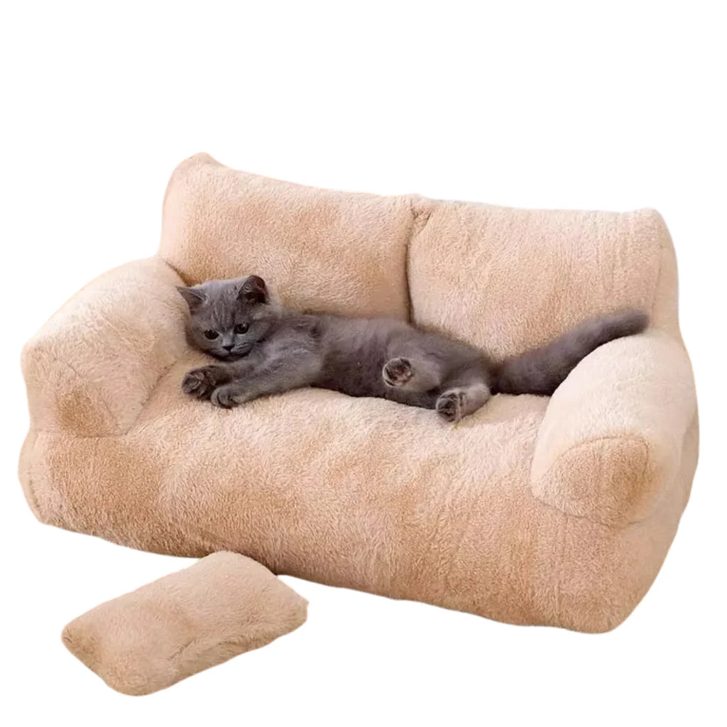 Cloud Nest – Canapé-lit de luxe pour chats et petits chiens, oreiller inclus