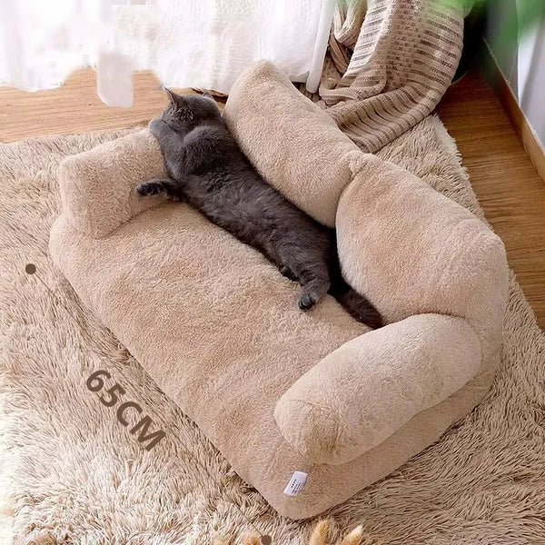 Cloud Nest – Canapé-lit de luxe pour chats et petits chiens, oreiller inclus