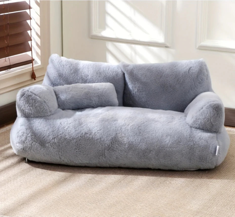 Cloud Nest – Canapé-lit de luxe pour chats et petits chiens, oreiller inclus