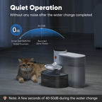 Pet Intelligent Pouring Water Dispenser Stainless Steel 3L