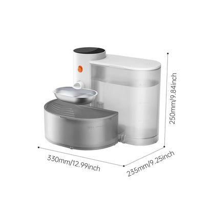 Pet Intelligent Pouring Water Dispenser Stainless Steel 3L