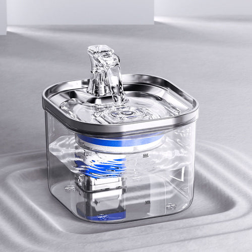 Stainless Steel Automatic Circulation Water Dispenser 2L for Dogs and Cats