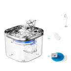 Stainless Steel Automatic Circulation Water Dispenser 2L for Dogs and Cats